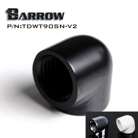 Barrow TDWT90SN-V2 interna doble G1/4 ''hilo de 90 grados montaje adaptador de enfriamiento de agua adaptadores agua racor de refrigeración ► Foto 1/6