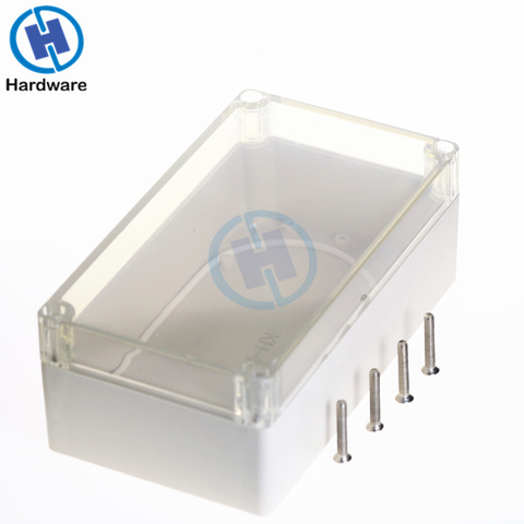 1pc resistente al agua caja de cierre funda transparente de plástico DIY electrónica del proyecto de instrumento 158mm x 90mm x 60mm ► Foto 1/6