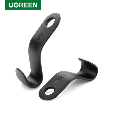 Ugreen-Soporte de gancho para el reposacabezas del asiento trasero del coche, ganchos ajustables para bolsa de comestibles, organizador de almacenamiento, accesorios para el coche, 2 uds. ► Foto 1/6