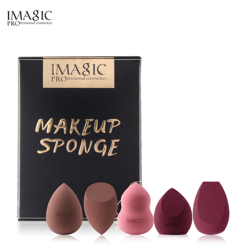 IMAGIC 3 Pack hacer mezclador Zacht de agua Spons Bladerdeeg metalizados-Puff Spons voor crema correctora de base ► Foto 1/6