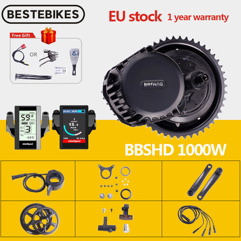 Bafang BBSHD 48 V 1000 w motor bbs03 ebike bicicleta eléctrica motor de velo eléctrico kit de bicicleta eléctrica EE. UU. Rusia CA US NZ sin impuestos ► Foto 1/6