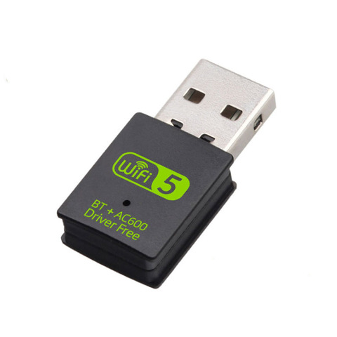 600Mbps WiFi USB adaptador Bluetooth doble banda 2,4/5,8 Ghz inalámbrico receptor externo RTL8821CU Dongle WiFi para PC/portátil/escritorio ► Foto 1/6