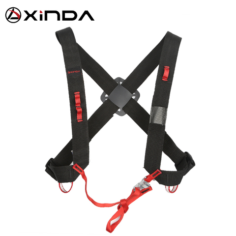 XINDA-fajas de hombro para escalada, cinturón de seguridad ajustable SRT para el pecho, protección de seguridad para escalada en roca ► Foto 1/6