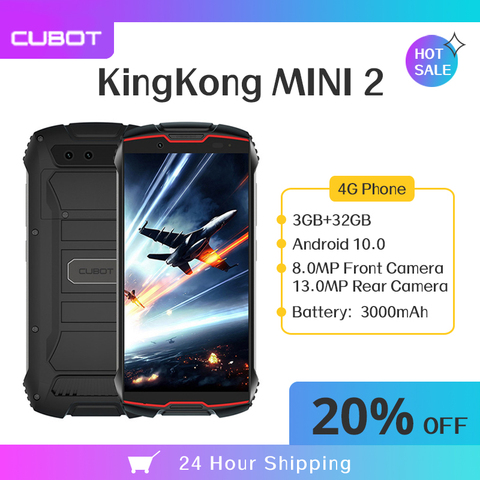 Cubot KingKong MINI 2 teléfono resistente identificación facial 3GB + 32GB 4G LTE 4 