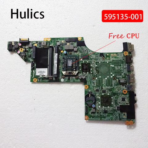Hulics Original 595135-001 para HP PAVILION DV6 DV6-3000 DV6Z-3000 PC placa base para HP pabellón DV6-3000 DA0LX8MB6D1 ► Foto 1/5