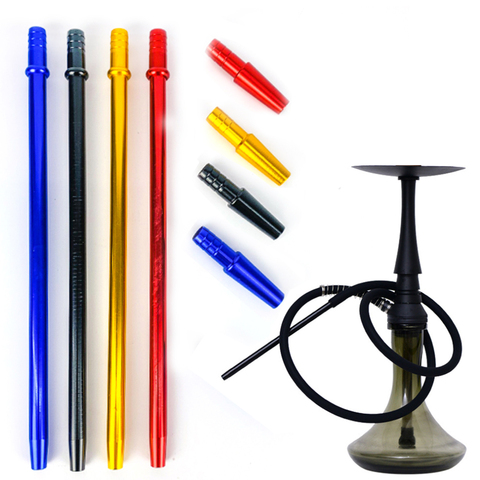 Uds Hookah mango 30cm de aluminio de Shisha madre manejar traje Narguile de Sheesha accesorios para fumar Chicha manejar madre tabaco tubos ► Foto 1/6