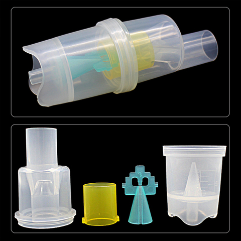 La atención de la salud 10ML inhalador a Medicina tanque taza nebulizador compresor accesorio atomizado inyector de Spray envío gratis ► Foto 1/6