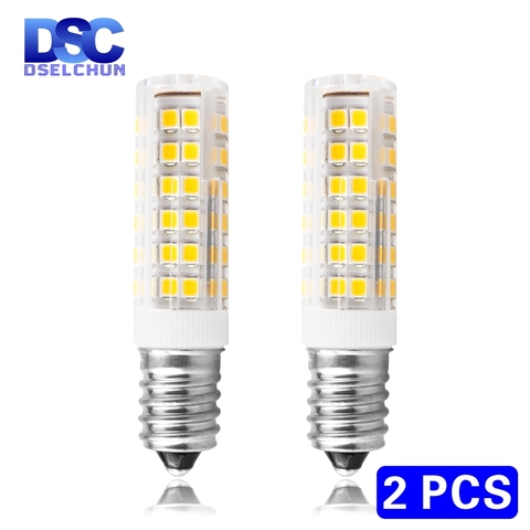 Minibombilla de mazorca de maíz, 2 unidades/lote, 3W, 4W, 5W, 7W, E14, Bombilla LED para lámpara, 220V-240V, 2835SMD, ángulo de haz de 360, reemplazar la lámpara de halógeno ► Foto 1/6