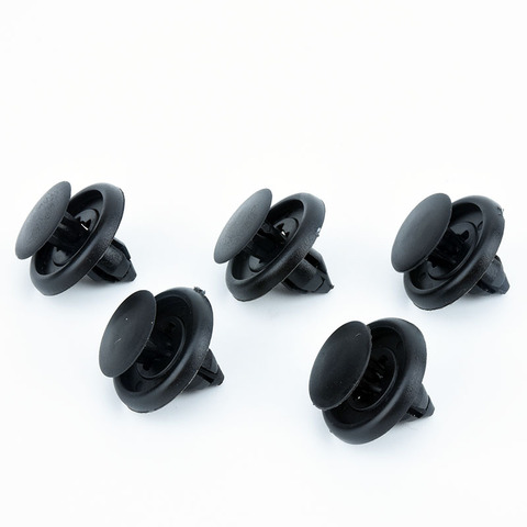 Remache de plástico para coche Toyota, 20 Uds., remache automático de plástico de 7mm, sujeción para parachoques, abrazaderas fijas, remaches de Panel de embellecedor de puerta, Clips de cubierta del motor ► Foto 1/6