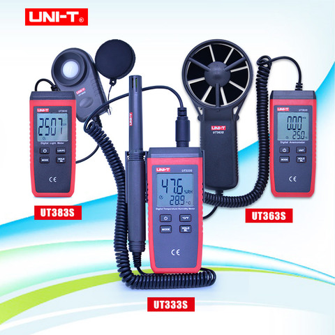 UNI-T-medidor de temperatura y humedad UT333S UT363S UT383S, anemómetro, medidor de luz de lujo ► Foto 1/6