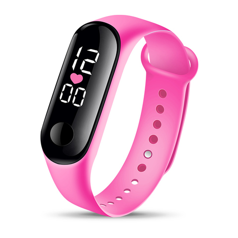 Reloj de pulsera electrónico deportivo para niños y niñas, pulsera Digital LED para estudiantes ► Foto 1/6