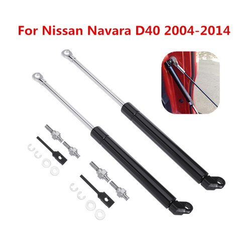 1 uds/2 uds coche trasera puerta levadiza portón trasero lento maletero descarga de resorte de Gas puntal levantar apoyo Barra para Nissan D40 Navara 2004-2014 ► Foto 1/6