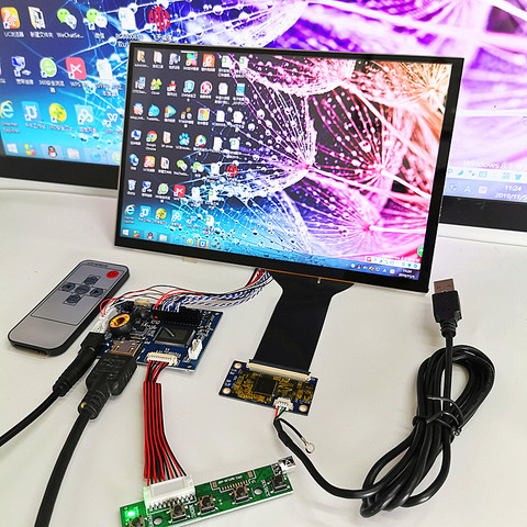 Módulo táctil capacitivo de pantalla de 10,1 pulgadas kit1280x800, IPS, HDMI, LCD, Raspberry Pi 3, Monitor táctil capacitivo de 10 puntos ► Foto 1/6