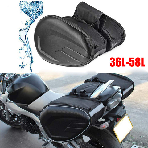 Bolsa trasero para motocicleta, bolsa de asiento trasero de alta calidad, multifunción, de alta capacidad, para casco lateral de motocicleta, bolsa de viaje ► Foto 1/6