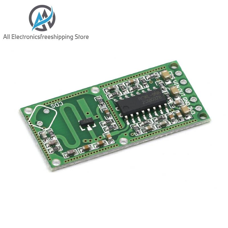 RCWL-0516 Módulo de sensor de radar de microondas, detección de movimiento humano, módulo inteligente, sensor ► Foto 1/1