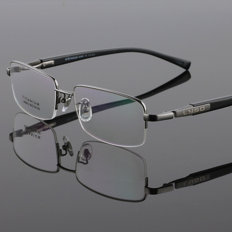 Chashma-Gafas de titanio ultraligeras para hombre, monturas para gafas, miopía ► Foto 1/6