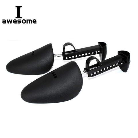 Ensanchador de zapatos de 2 vías para hombre y mujer, expansor de zapatos negro duradero de longitud ajustable de plástico práctico, 1 par ► Foto 1/5