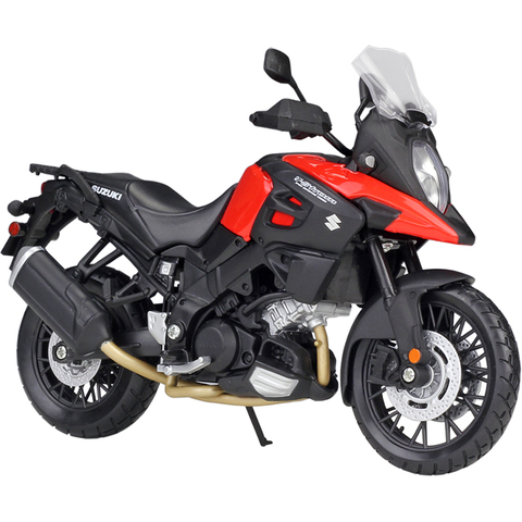 Maisto-juguetes modelo de motocicleta para niños, vehículos estáticos de fundido a presión, pasatiempos coleccionables, regalos, 1:12, Suzuki v-strom, Envío Gratis ► Foto 1/6