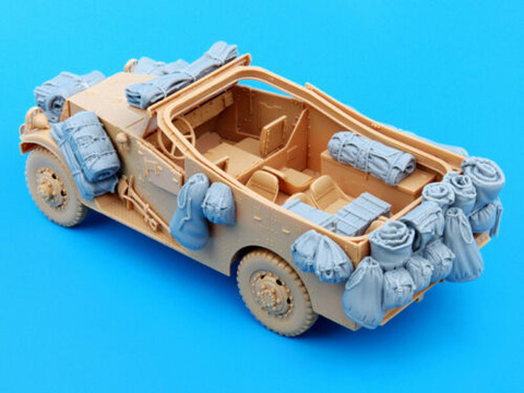 Conjunto de accesorios para coche, figura de resina en miniatura, gk, sin montar, sin pintar, 1/35 M3A1 ► Foto 1/1