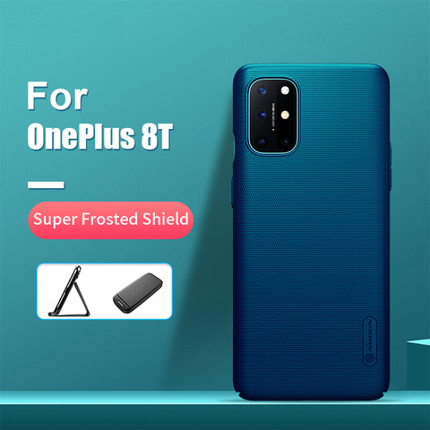 Funda para OnePlus 8T de 6,55 pulgadas con soporte para teléfono NILLKIN, carcasa trasera rígida mate para PC, para One Plus 8T, OnePlus 8T Pro ► Foto 1/6