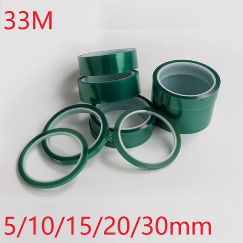 Cinta de película para mascotas, 5mm, 10mm, 15mm, 20mm, 30mm, verde, resistente al calor, soldadura PCB, protección de aislamiento de placa SMT ► Foto 1/6