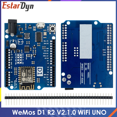 WeMos D1 R2 WiFi uno en ESP8266 para arduino nodemcu Compatible ► Foto 1/6