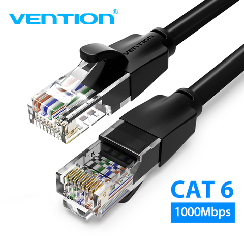 Vención de La Ethernet Cable Cat6 Lan Cable UTP CAT 6 RJ 45 Cable de red 1 m/2 m/3 m/5 m Cable de conexión para ordenador portátil Router RJ45 Cable de red ► Foto 1/6