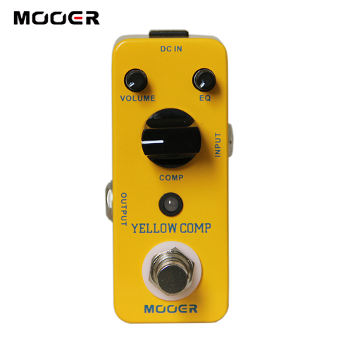 Mooer-Mini Pedal de guitarra eléctrica, compresor óptico, carcasa totalmente de Metal, accesorios de Bypass ► Foto 1/6