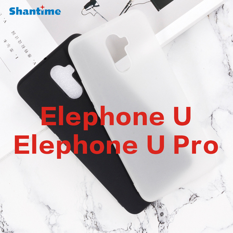 Para Elephone U Pro Gel de silicona teléfono protector trasero Shell para Elephone U TPU caso suave ► Foto 1/6