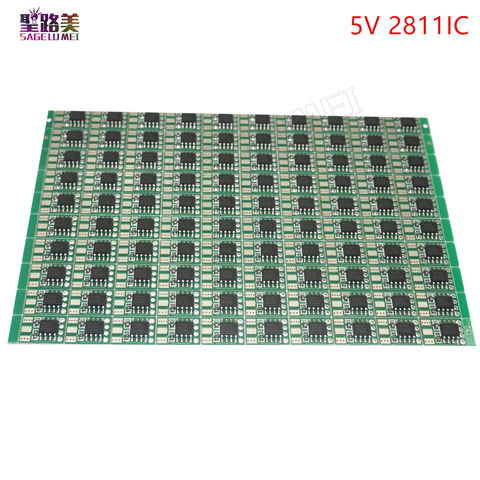 Placa de circuito PCB de fabricación cuadrada, cinta de luces con Chip IC WS2811 Módulo de píxeles LED DC5V DC 12V WS2811, Envío Gratis, 100 Uds. ► Foto 1/5