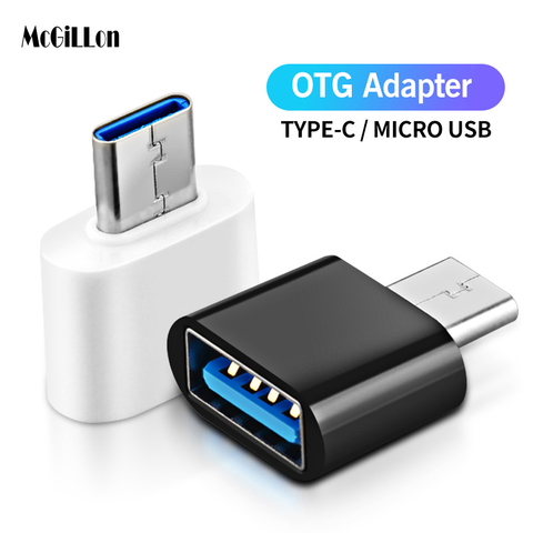 Adaptador Micro USB tipo C a USB OTG, convertidor macho a USB-C hembra para Macbook, Samsung, Xiaomi, USBC, conector OTG ► Foto 1/6