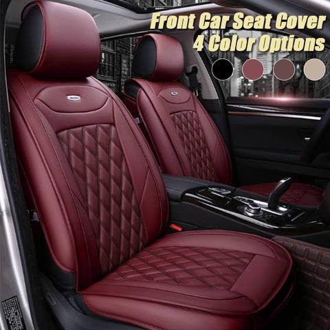 De cuero de la PU de cuero de imitación de coche Set de funda de asiento Universal de fundas para asientos de coches ajuste para la mayoría de SUV Protector accesorios de coche ► Foto 1/6