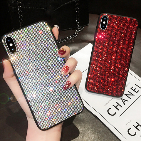 Funda de teléfono con purpurina de diamante para Samsung galaxy, funda con purpurina brillante para Samsung galaxy A51 A71 A50 A70 a10 a20 a30 a40 s8 s9 s10 plus note 9 10 8 m10 m20 S20 ULTRA ► Foto 1/6