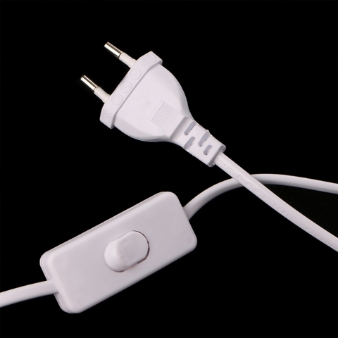 Cable de enchufe europeo de 1,8 m, Cable de alimentación con botón de encendido/apagado para lámpara LED ► Foto 1/6