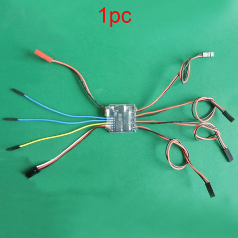 Controlador de velocidad eléctrico bidireccional, controlador de velocidad de 4 canales eléctrico, 2S-5S, 3Ax4, modo mixto/independiente, ESC, 6v-25v para tanque de modelo RC, 1 ud. ► Foto 1/5