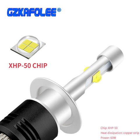 Bombillas led de 16000LM para faro delantero de coche, XHP-50, LED, H16, h4, HB1, H11, HB2, HB3, HB4, HB5, HIR2, 9004, 9007, 9008, H13, 4300K, H4, 2 uds. ► Foto 1/6