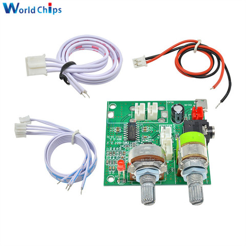 DC 5V 20W 2,1 canal 3D envolvente Digital estéreo clase D tarjeta de amplificador módulo Arduino con cables-40 a + 85 ► Foto 1/6