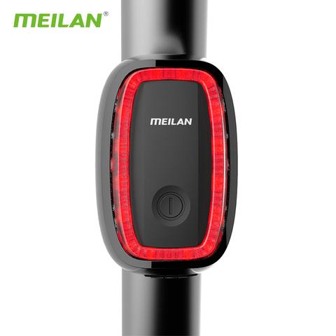 Meilan X1 bicicleta luz USB Lámpara de cola recargable bicicleta luz delantera Led 16 Smart LED lámpara CE ROHS alemania Stvzo ► Foto 1/6