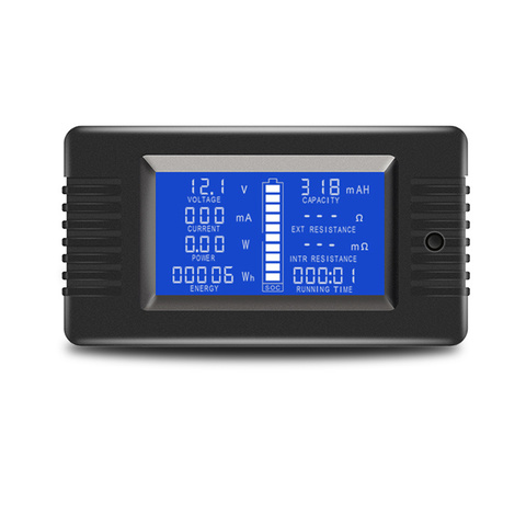 Digital DC 0-200V 300A amperímetro del voltímetro de probador de batería de coche capacidad resistencia medidor de corriente de voltaje monitor 12v 24v 48v 96v ► Foto 1/5