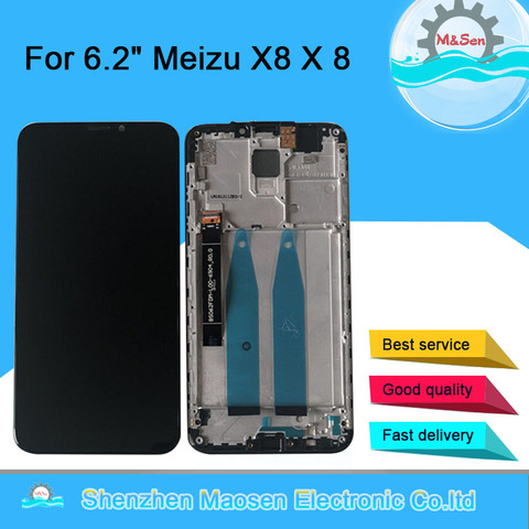 M & Sen-Marco de pantalla LCD Original para Meizu X8 M852H, 6,2 pulgadas, digitalizador de Panel de pantalla táctil para Meizu X8 X 8, 2220X1080 ► Foto 1/6