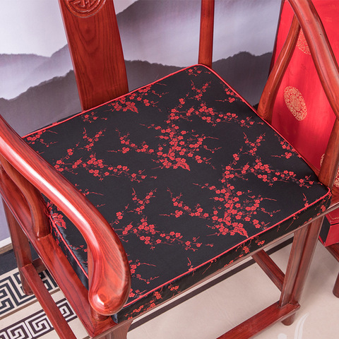 Rojo Retro estilo silla cojín de esponja cojín de sofá de madera de asiento rojo esponja puede lavable casa suave asiento/cojín trasero lavable ► Foto 1/6