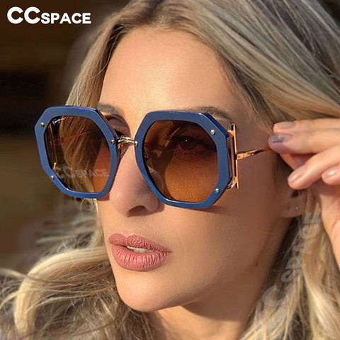 48154 la nueva marca de diseño cuadrado de gafas de sol de lujo de los hombres de la moda de las mujeres tonos UV400 gafas Vintage ► Foto 1/6