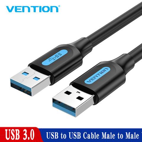 Vention-Cable de extensión USB a USB macho a macho 3,0 2,0, extensor USB para disco duro, TV Box, portátil, USB 3,0 a USB 3,0, 0,25 M ► Foto 1/1