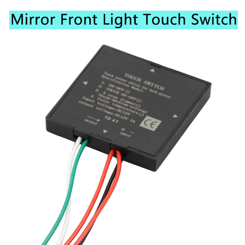 Espejo de baño de 12V, Sensor táctil de 3 modos para Interruptor de luz Led, accesorios ► Foto 1/6