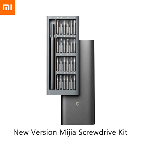 Original xiaomi Mijia Wiha Kit de destornillador de uso diario 24 Bits magnéticos de precisión AL Caja destornillador xiaomi smart home Set 2022 ► Foto 1/6