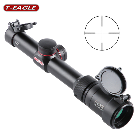 T EAGLE-mira telescópica para Rifle de caza, SR1.5-5X20, WA HK, retícula doble, arma óptica táctica, a prueba de golpes con cubierta ► Foto 1/6