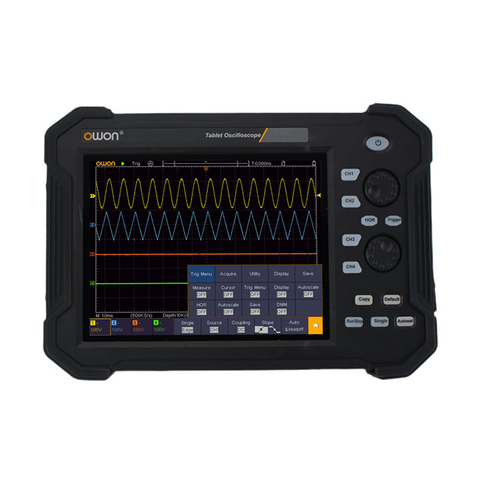 Owon-osciloscopio Digital portátil para tableta, pantalla LCD de 8 pulgadas, 3104x800, 8 bits, 4 canales, 600 MHz, ancho de banda, 1GS/s, TAO3074/100 ► Foto 1/6