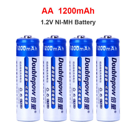 Pilas AA recargables de alto rendimiento, pilas de 1200mah, 1,2 V, AA, para termómetro de juguete, calculadora de ratón ► Foto 1/6