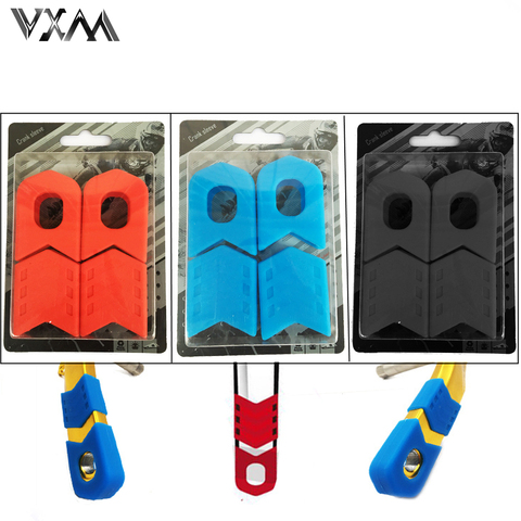 VXM 4 Uds bielas manivelas de bicicleta Protector de funda protectora MTB bicicleta de carretera brazo botas piñón fijo bicicleta tapa de manivela de piezas de bicicleta ► Foto 1/6