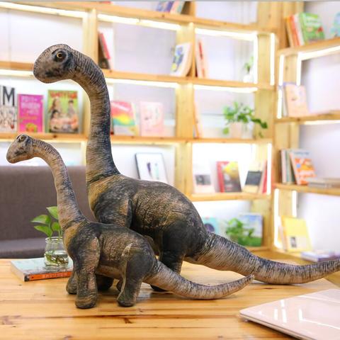 Peluche de dinosaurio de Tamaño gigante para niños, juguete de dragón Tiranosaurio Rex realista, animales de peluche suaves, regalo de cumpleaños ► Foto 1/6